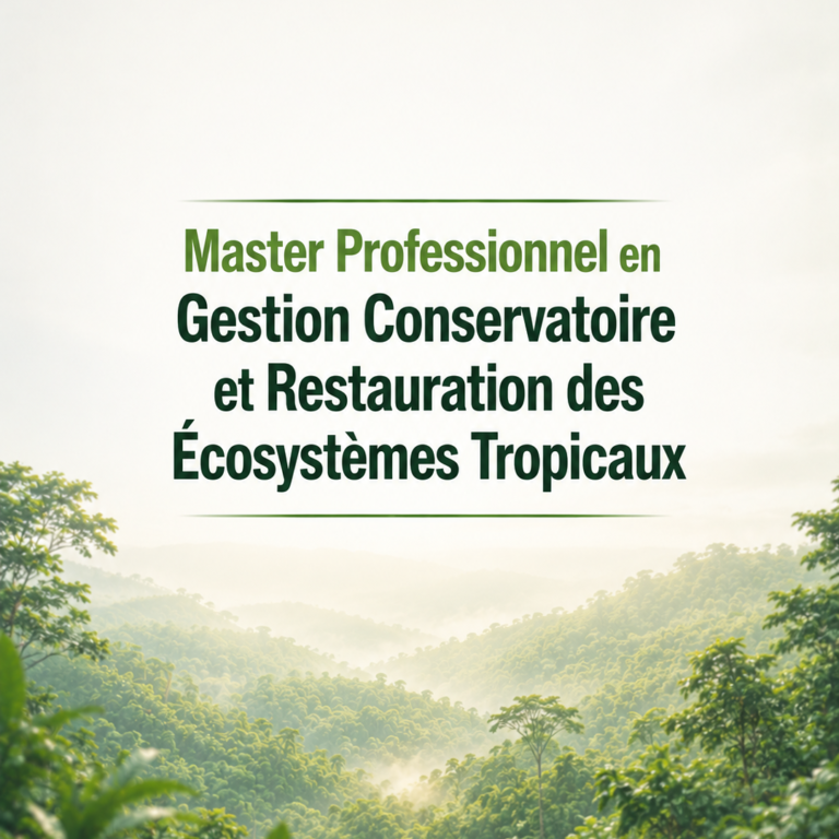 Restauration des écosystèmes : l&rsquo;Université de Dschang anticipe les défis de demain avec un programme de Master